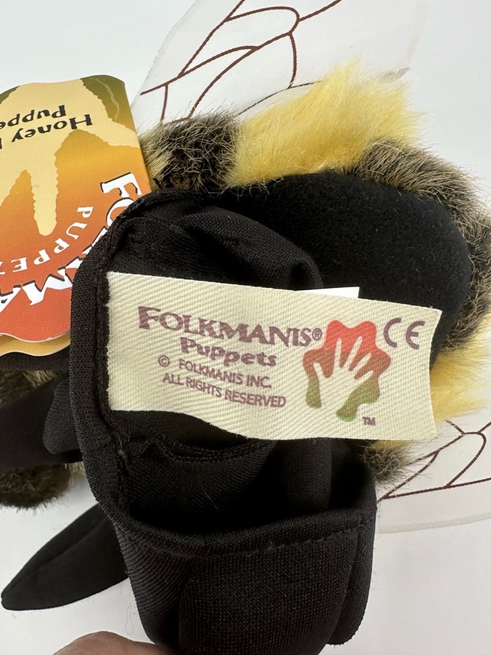 Folkmanis Honey Bee Hand Puppet Preschool
Library Toy Plush - Picture 15 of 16